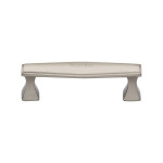 M Marcus Heritage Brass Deco Design Cabinet Handle 96mm Centre to Centre